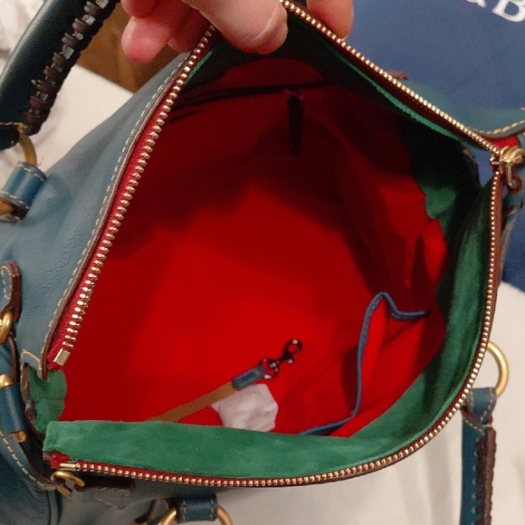 Dooney & Bourke Florentine Satchel In Demin (Large) - Picture 6 of 17